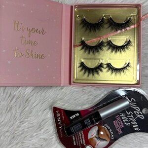 The Book of Lashes Volume II Sparkle + I-Envy Black Super Strong Adhesive Set